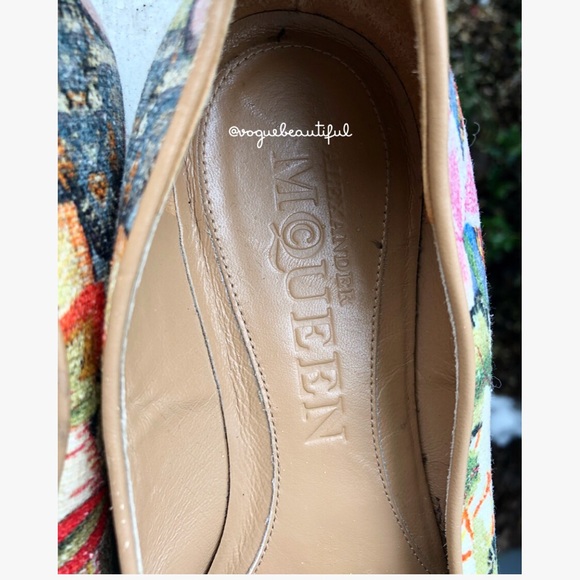 Alexander Mcqueen Floral Loafers - Picture 8 of 8